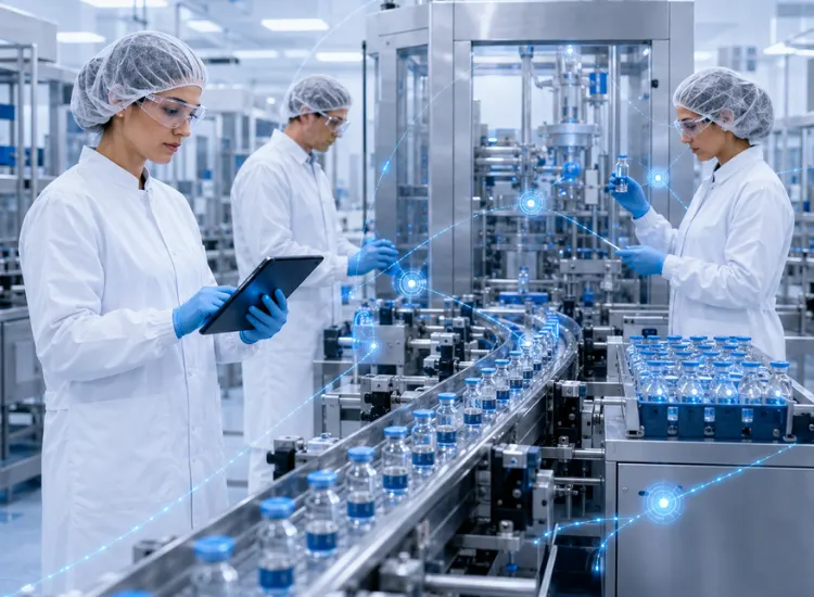 AI-Powered Pharmaceutical Process Intelligence for Visibility and Manufacturing Flow